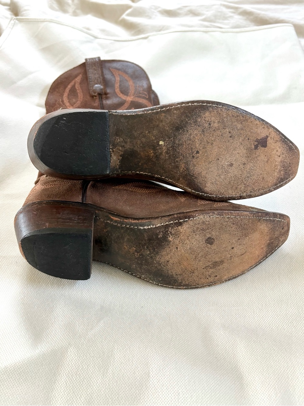 1883 Lucchese Chocolate Wax Comanche Ladies Western Boots size 5.5 - Picture 11 of 11